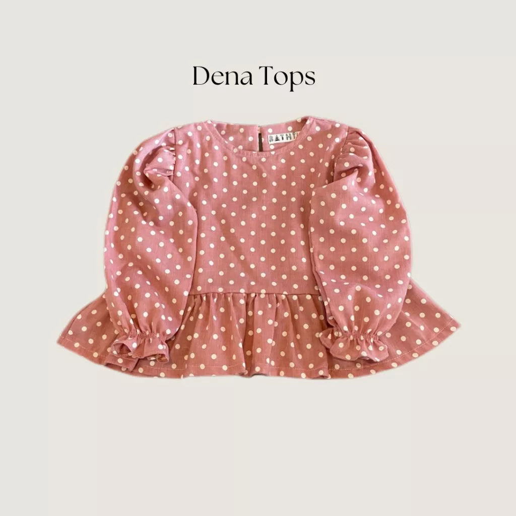 PREORDER Littlebathi blouse - Dena Top