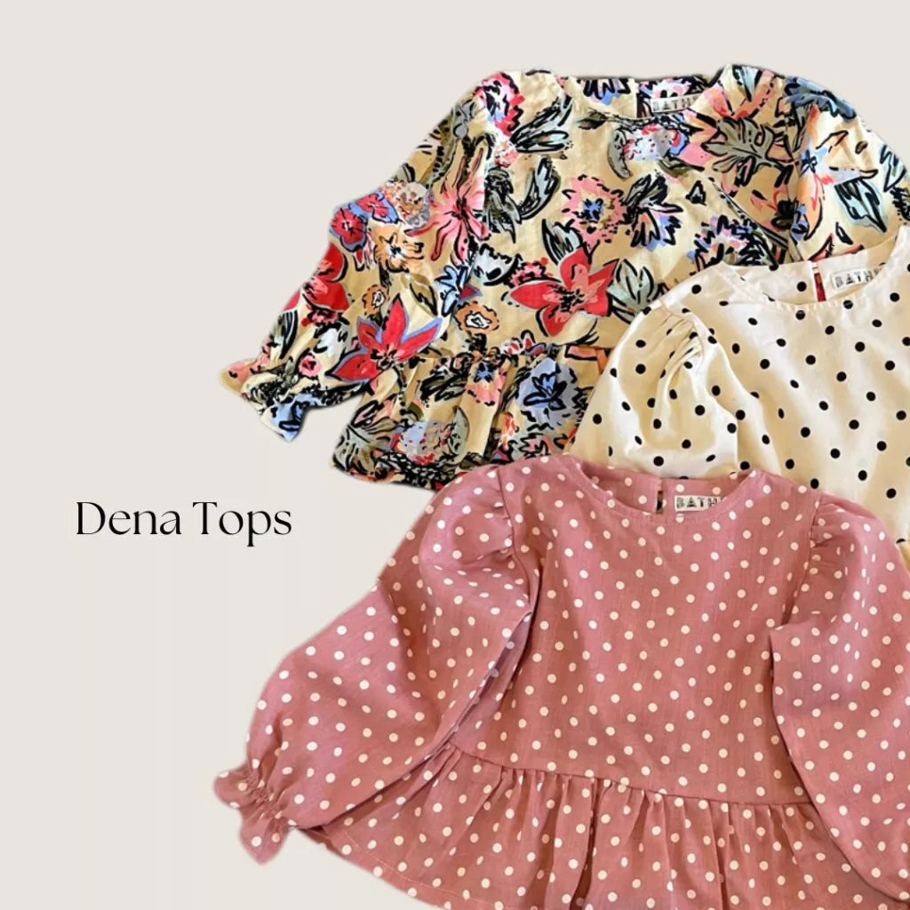PREORDER Littlebathi blouse - Dena Top