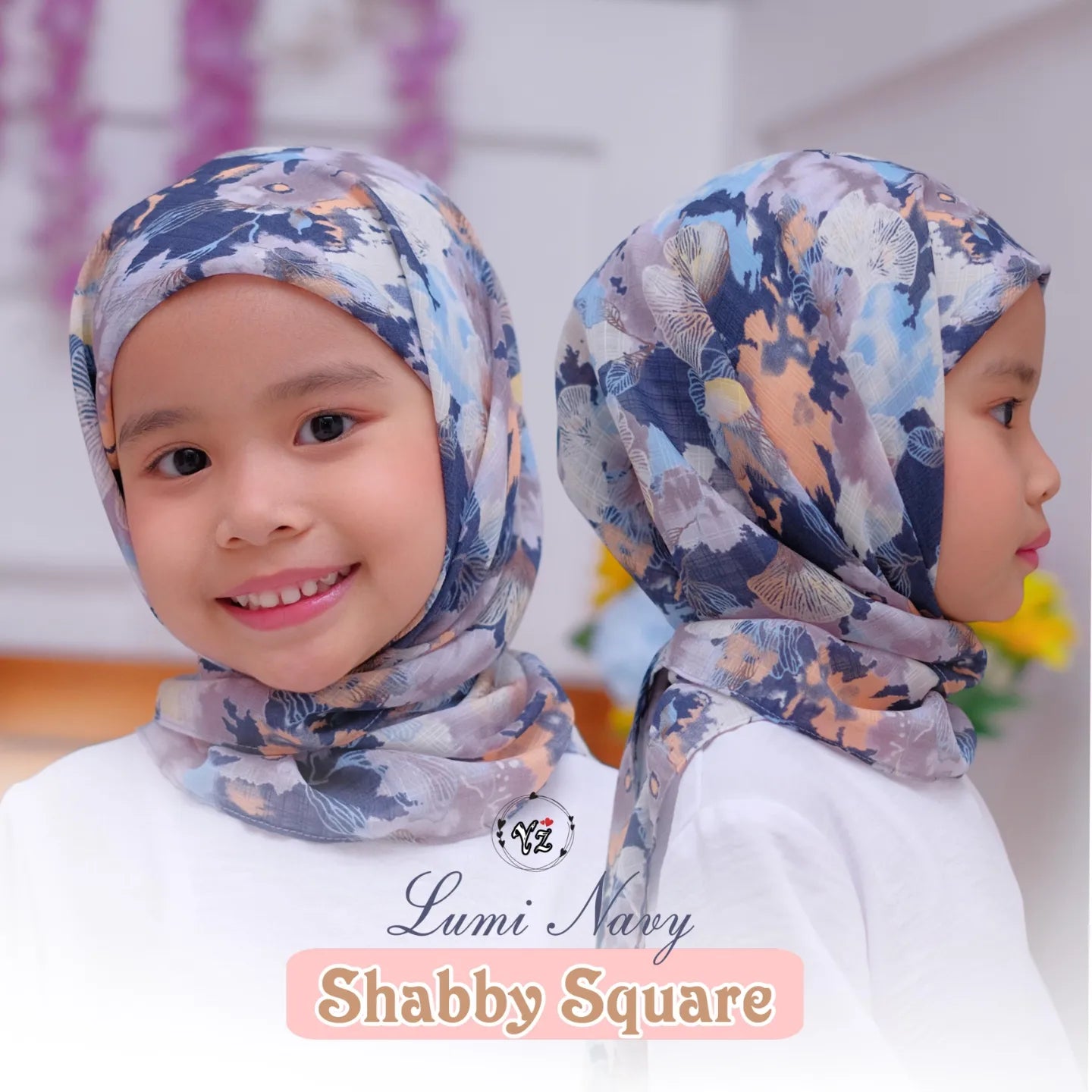 PREORDER Yazzrens - Shabby Printed Square with Attached Inner Lumi Series