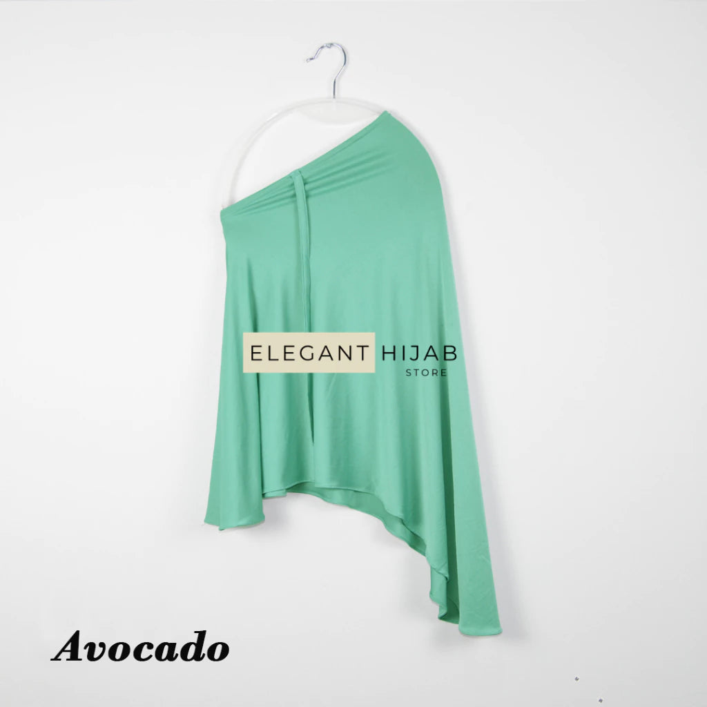 PREORDER Elegant Hijab - Jersey Instant Hijabwith String Avocado Onesize (1-5y)
