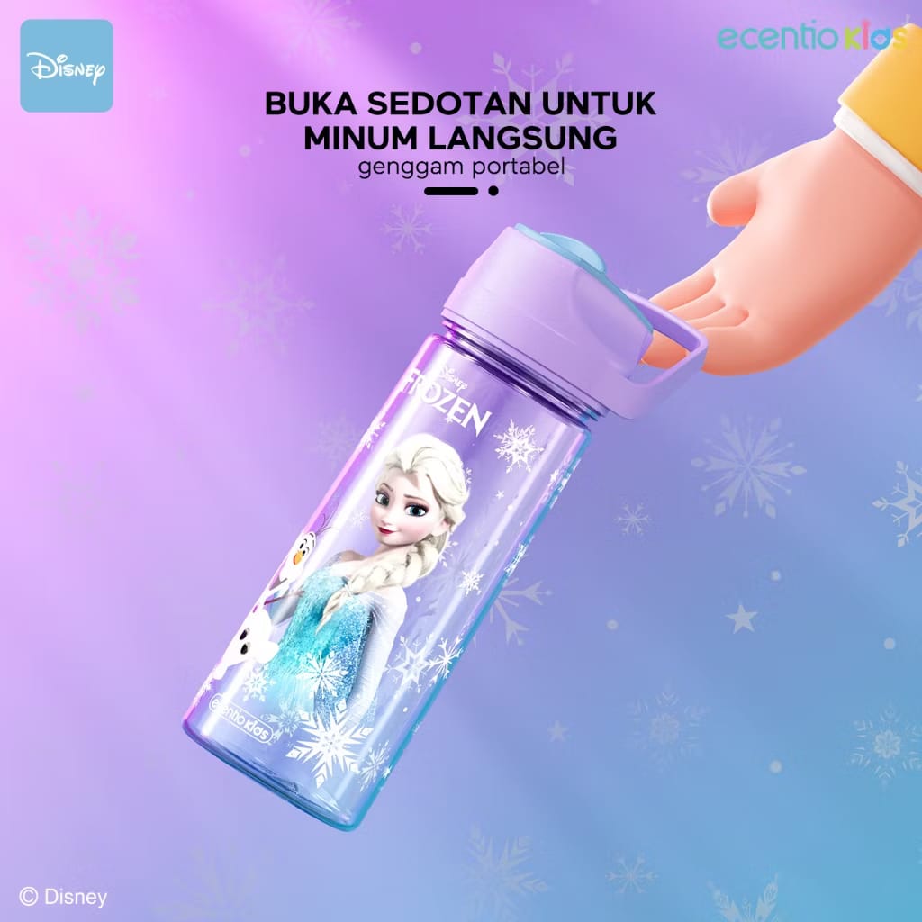 PREORDER Ecentio - 500ml Disney Elsa BPA Free Bottle