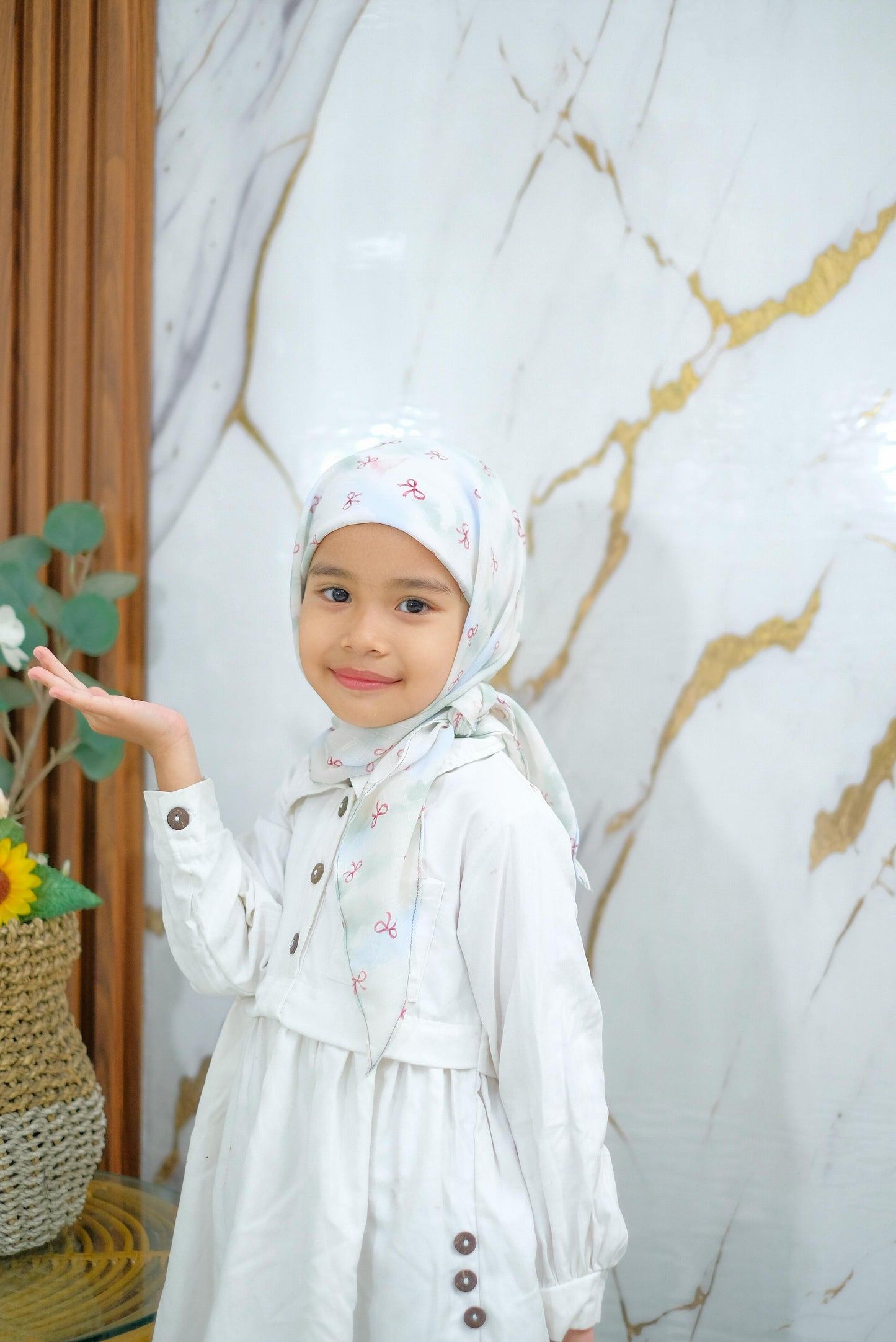 PREORDER Yazzren Hijab - Shabby Square with Attached Inner (Ribbon Series)