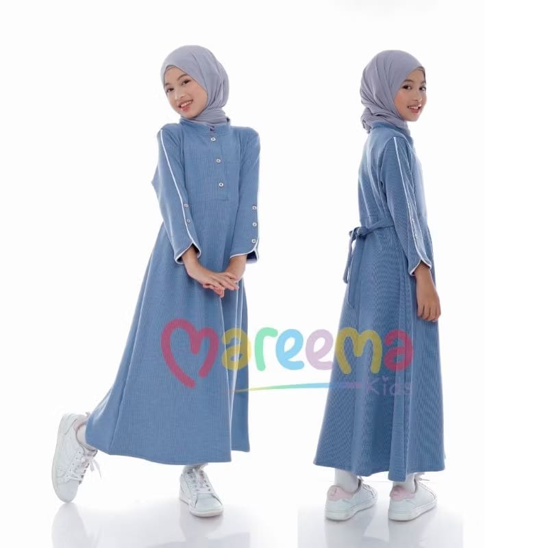 PREORDER Mareema - Cotton Knitted Dress Long Sleeves