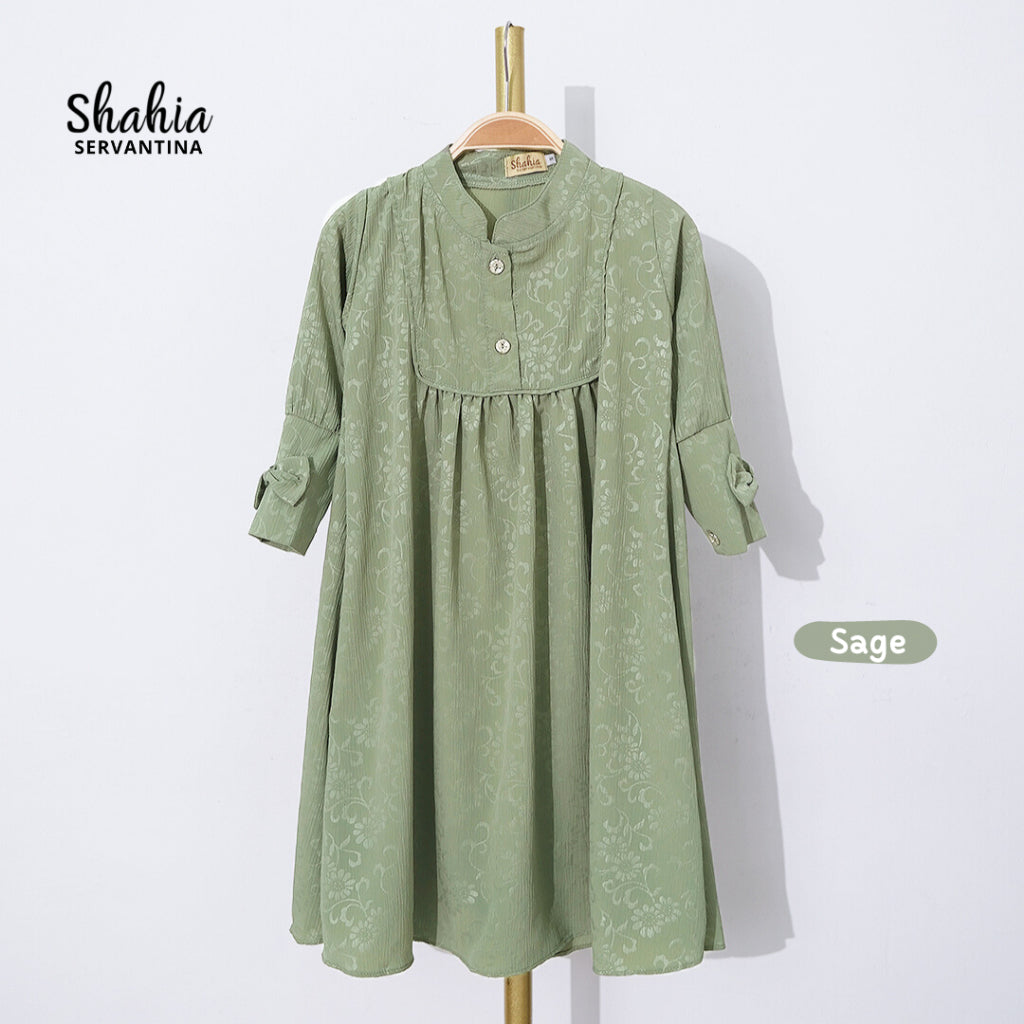 PREORDER Shahia - Angela Dress Sage XS (9-12m)