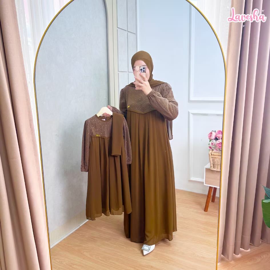 PREORDER Lavesha Kids - Zahra Dress with Hijab