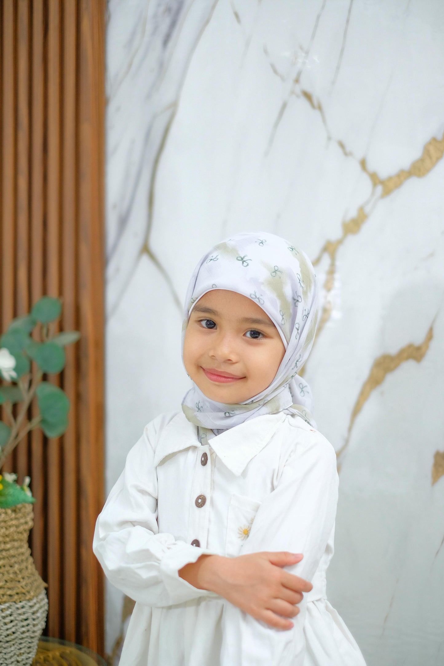 PREORDER Yazzren Hijab - Shabby Square with Attached Inner (Ribbon Series)