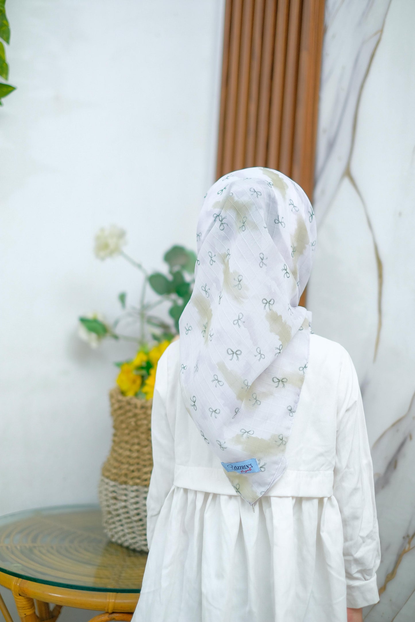 PREORDER Yazzren Hijab - Shabby Square with Attached Inner (Ribbon Series)