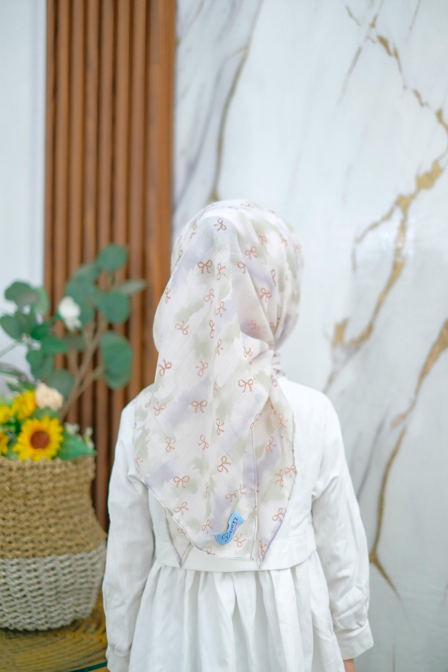 PREORDER Yazzren Hijab - Shabby Square with Attached Inner (Ribbon Series)