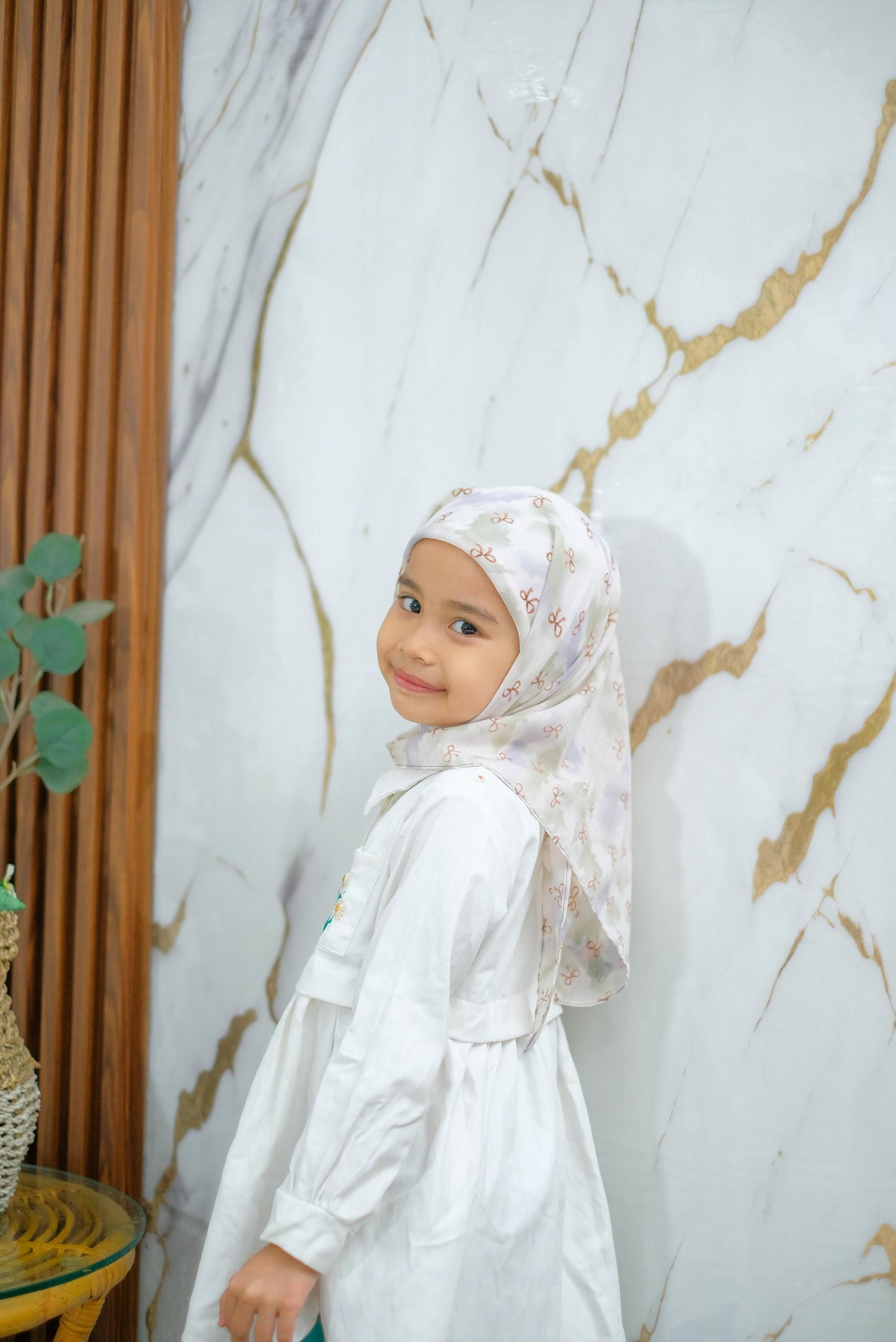 PREORDER Yazzren Hijab - Shabby Square with Attached Inner (Ribbon Series)