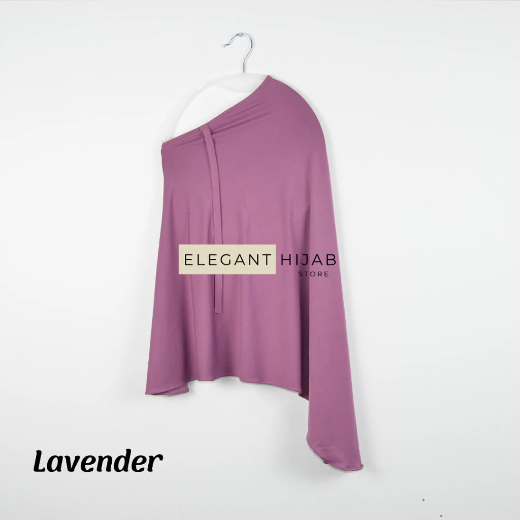 PREORDER Elegant Hijab - Jersey Instant Hijabwith String Lavender Onesize (1-5y)