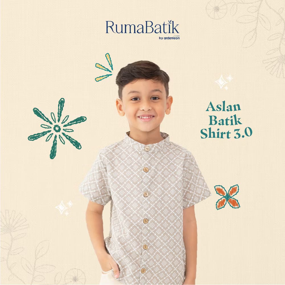 PREORDER Ardenleon - Boys Aslan Batik 3.0 Shirt
