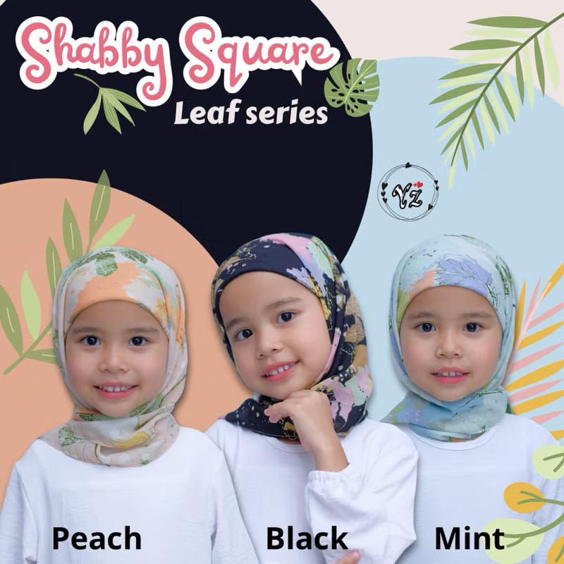 PREORDER Yazzrin - Shabby Printed Square with Attached Inner Leaf series