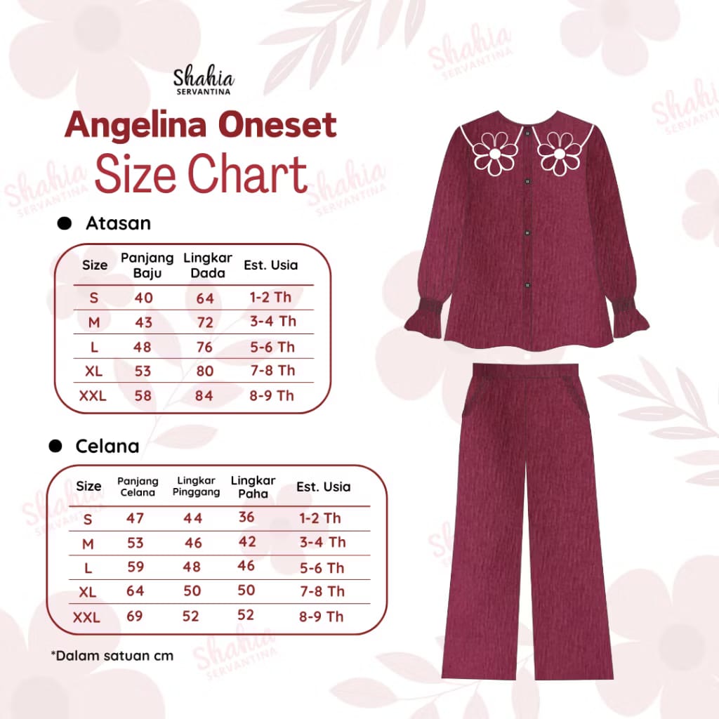 PREORDER Shahia - Angelina Set