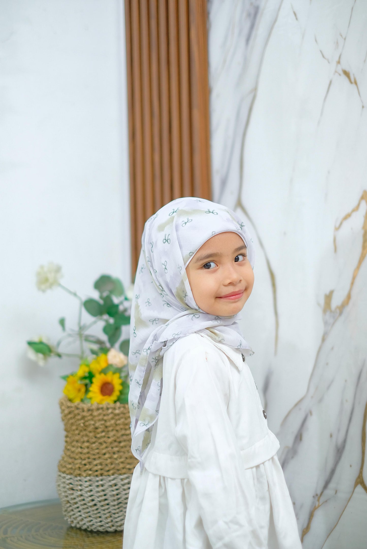 PREORDER Yazzren Hijab - Shabby Square with Attached Inner (Ribbon Series)