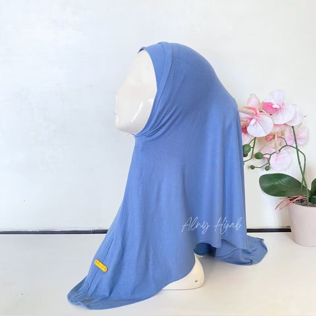 PREORDER Alny - Amora Instan Hijab Denim