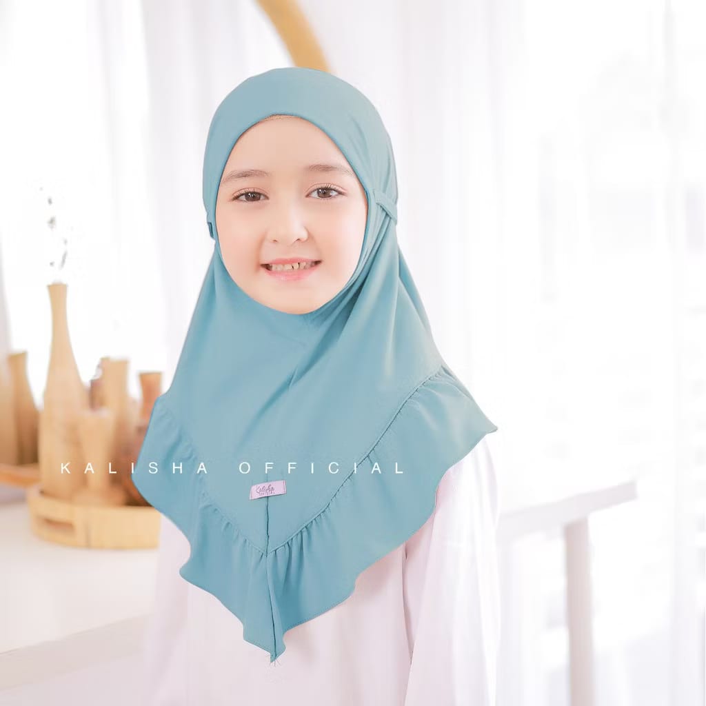 PREORDER Khalisha - Qinara Jersey Instan Hijab (onesize fit 3-7y)