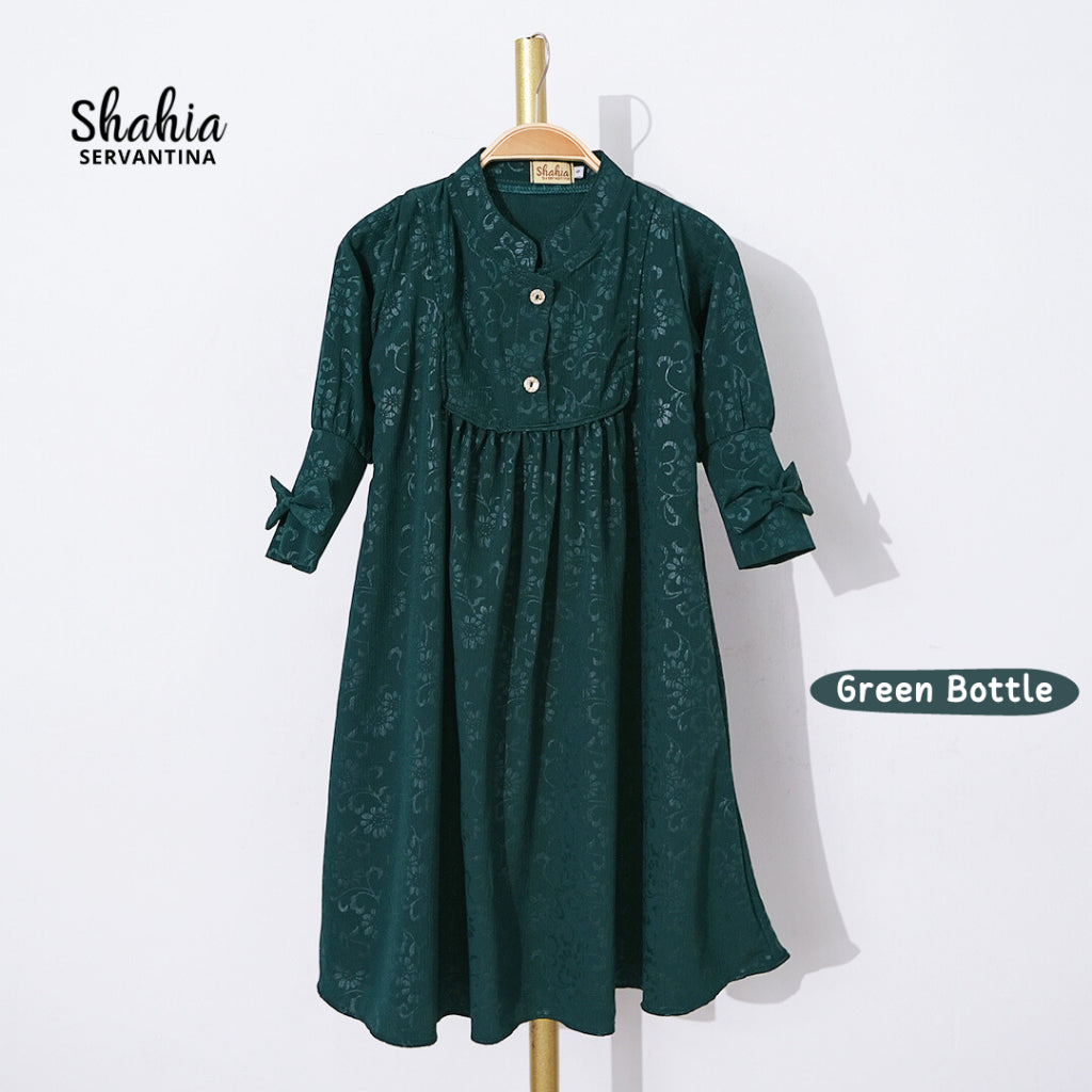 PREORDER Shahia - Angela Dress Green Bootle