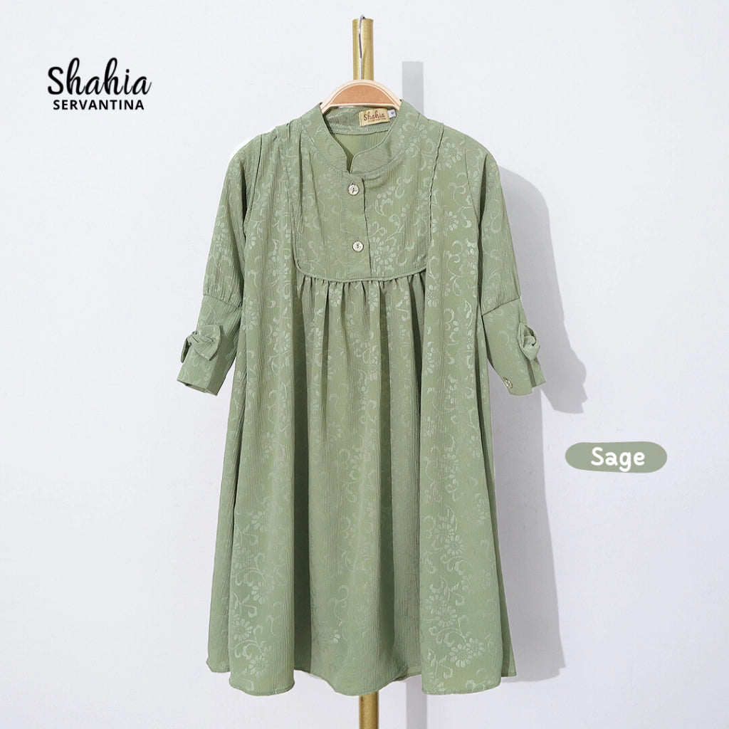 PREORDER Shahia - Angela Dress Sage