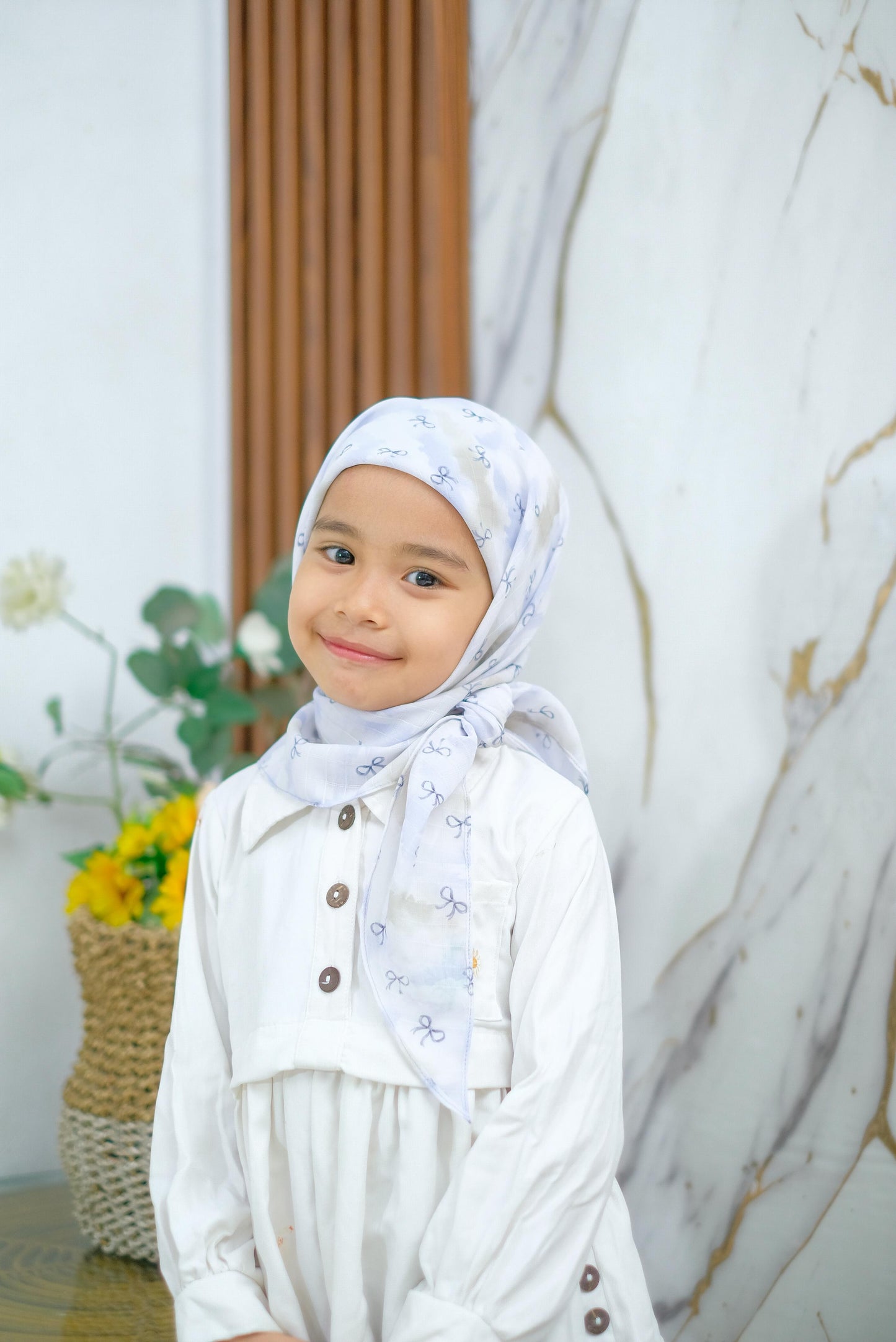 PREORDER Yazzren Hijab - Shabby Square with Attached Inner (Ribbon Series)