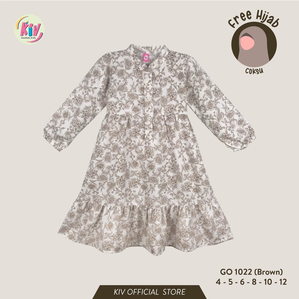 PREORDER KIV Floral Dress GO1022