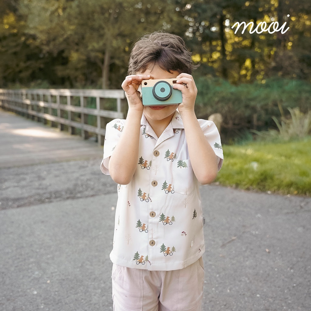 PREORDER MOOI PRINTED SHORT SLEEVES SET FOR BOYS