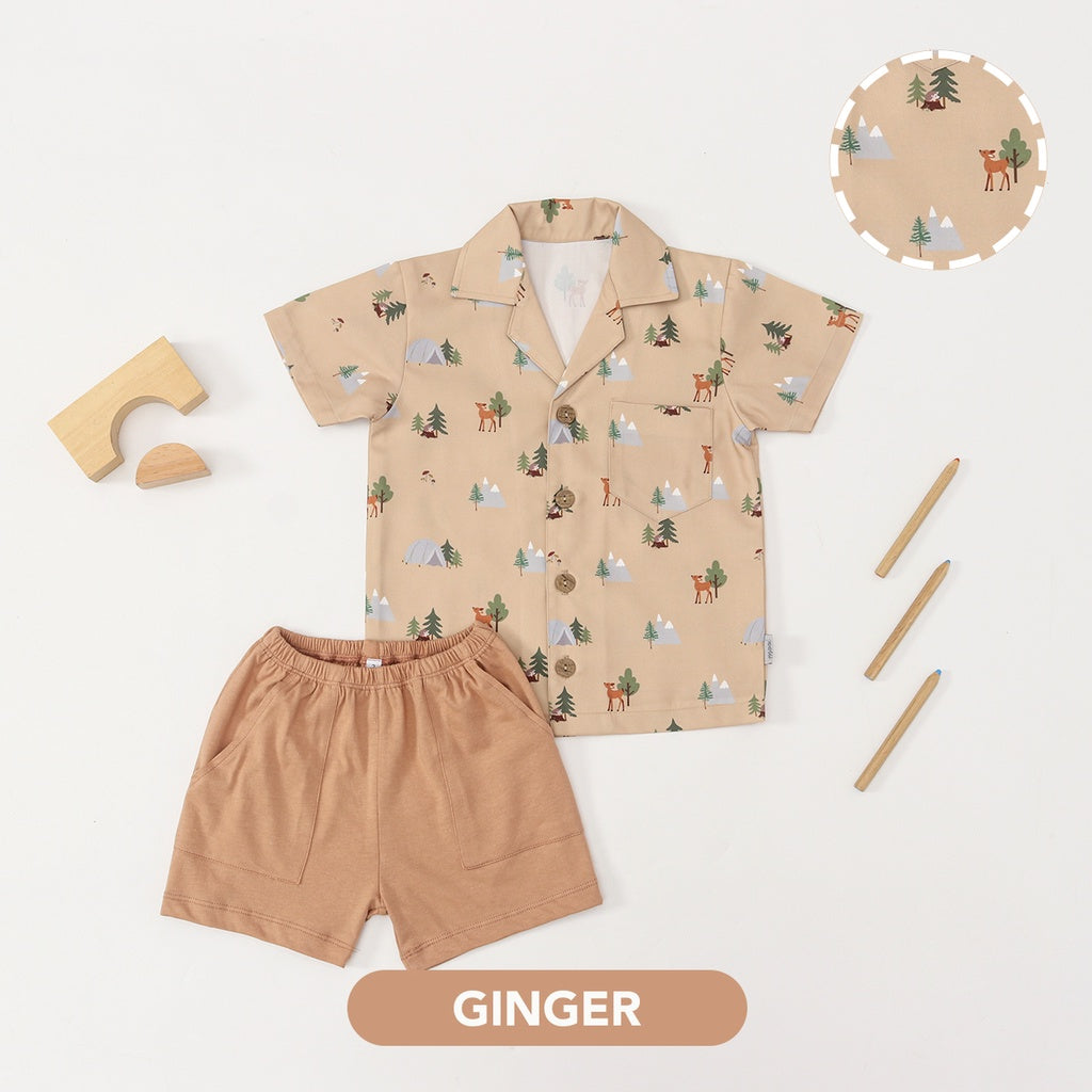 PREORDER MOOI PRINTED SHORT SLEEVES SET FOR BOYS