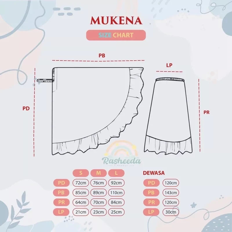 PREORDER Rasheeda - Mahreen Flowery Telekung Set