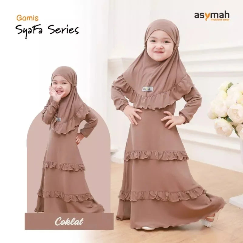 PREORDER Asymah - Syafa Gamis Set