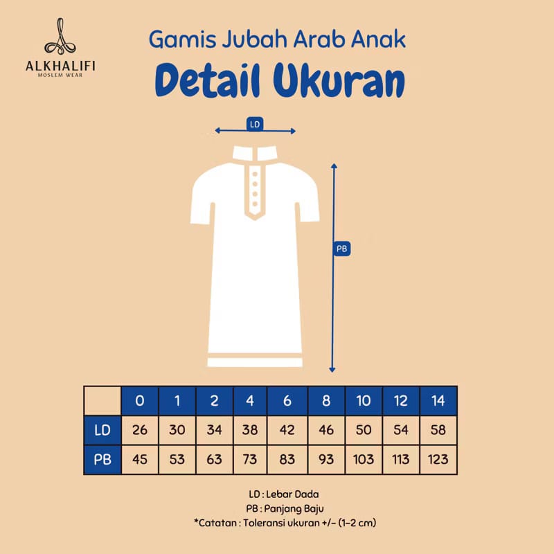 PREORDER Alkhalifi - An Nabawi Gamis