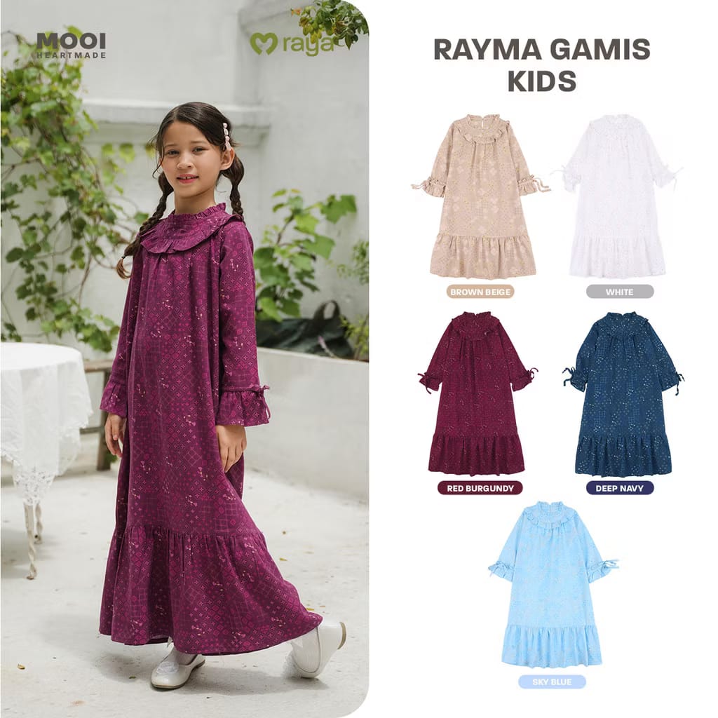 PREORDER Mooi - Rayma Gamis