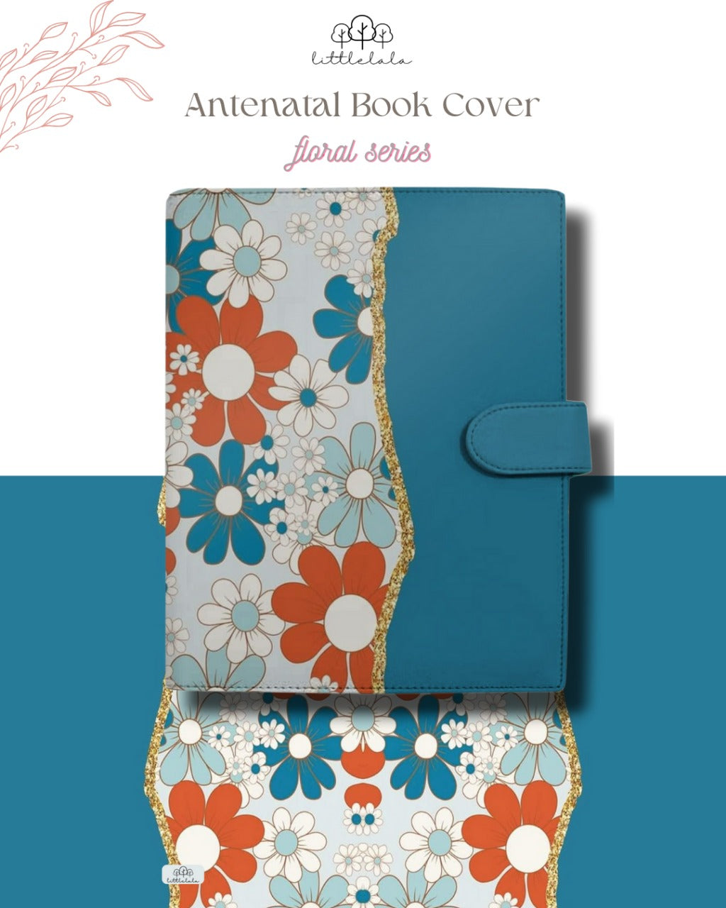 Preorder Littlelala - Antenatal Book Cover (Floral Series) FLO0109