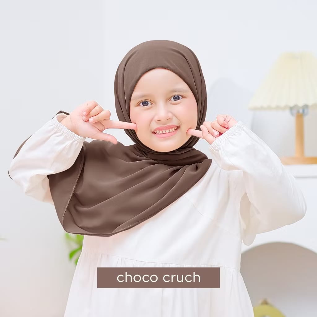 INSTOCK Orangeshopz - Inayah Pashmina Hijab With Attached Inner (onesize fit 2-10y)