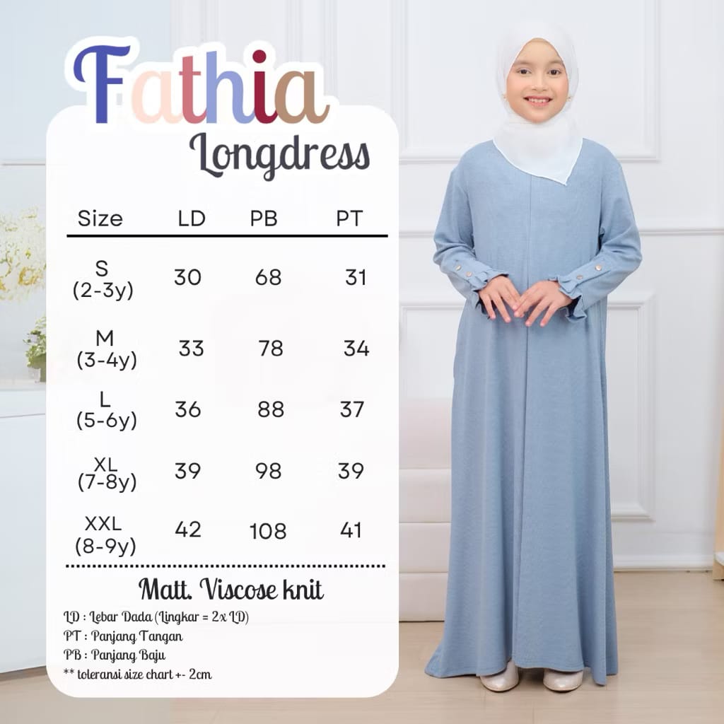 PREORDER Basimakids - Fathia Long Dress
