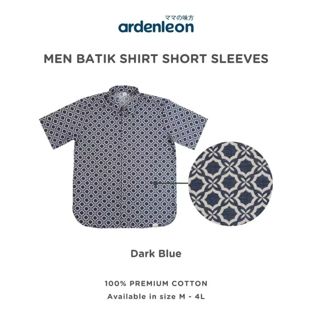 PREORDER Ardenleon - Men Batik Top Short Sleeves