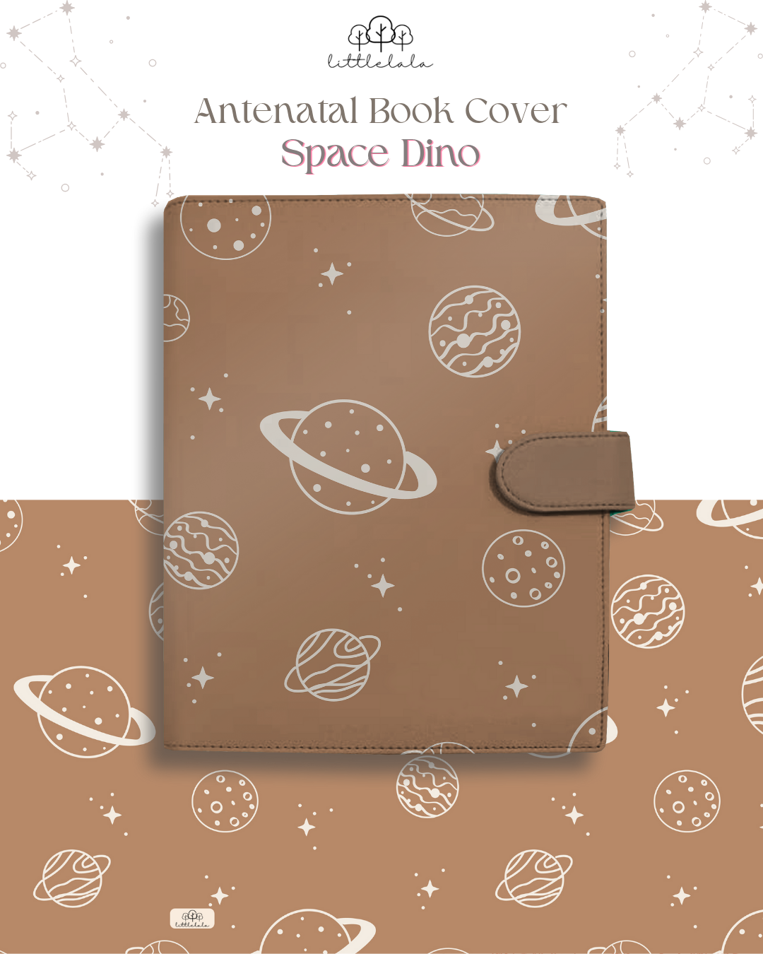 PREORDER Antenatal Book Cover - Space Dino Series