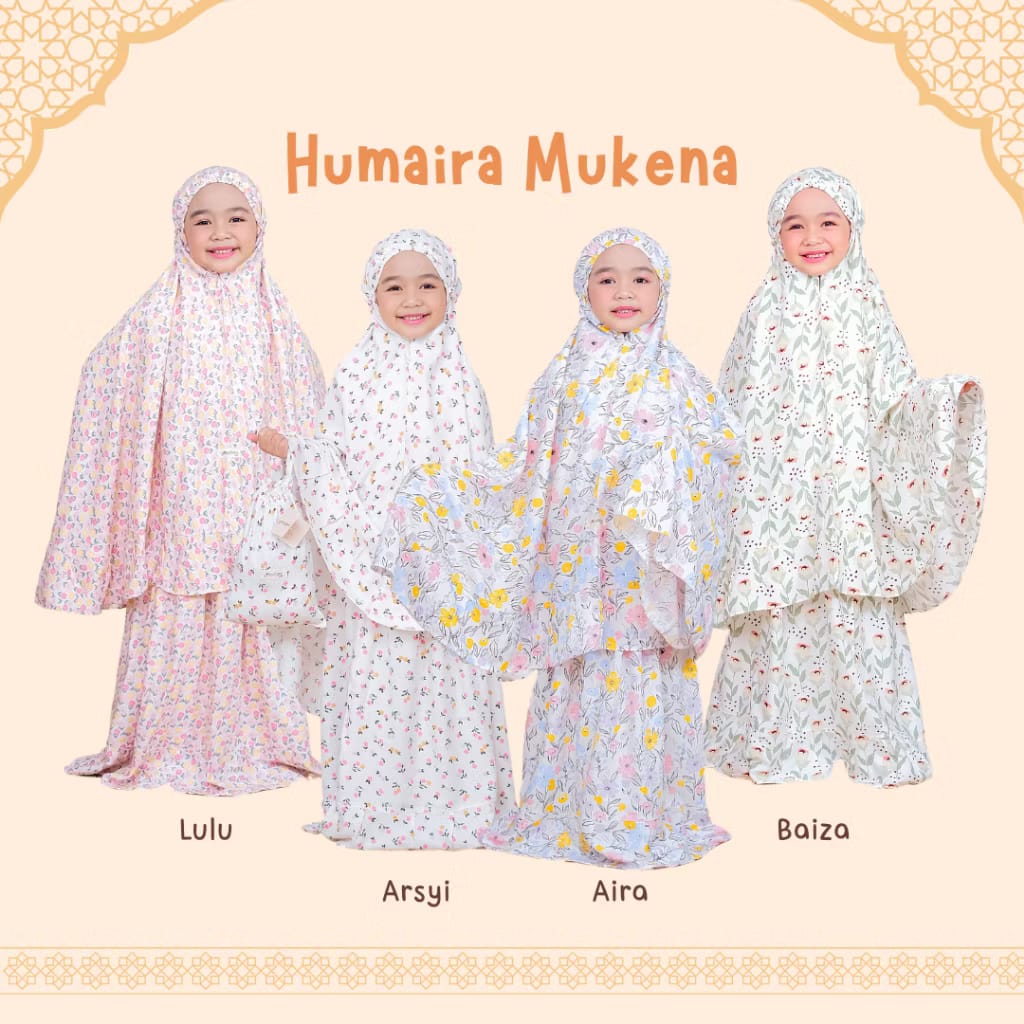 PREORDER Yobebe - Humaira Mukena (Telekung)
