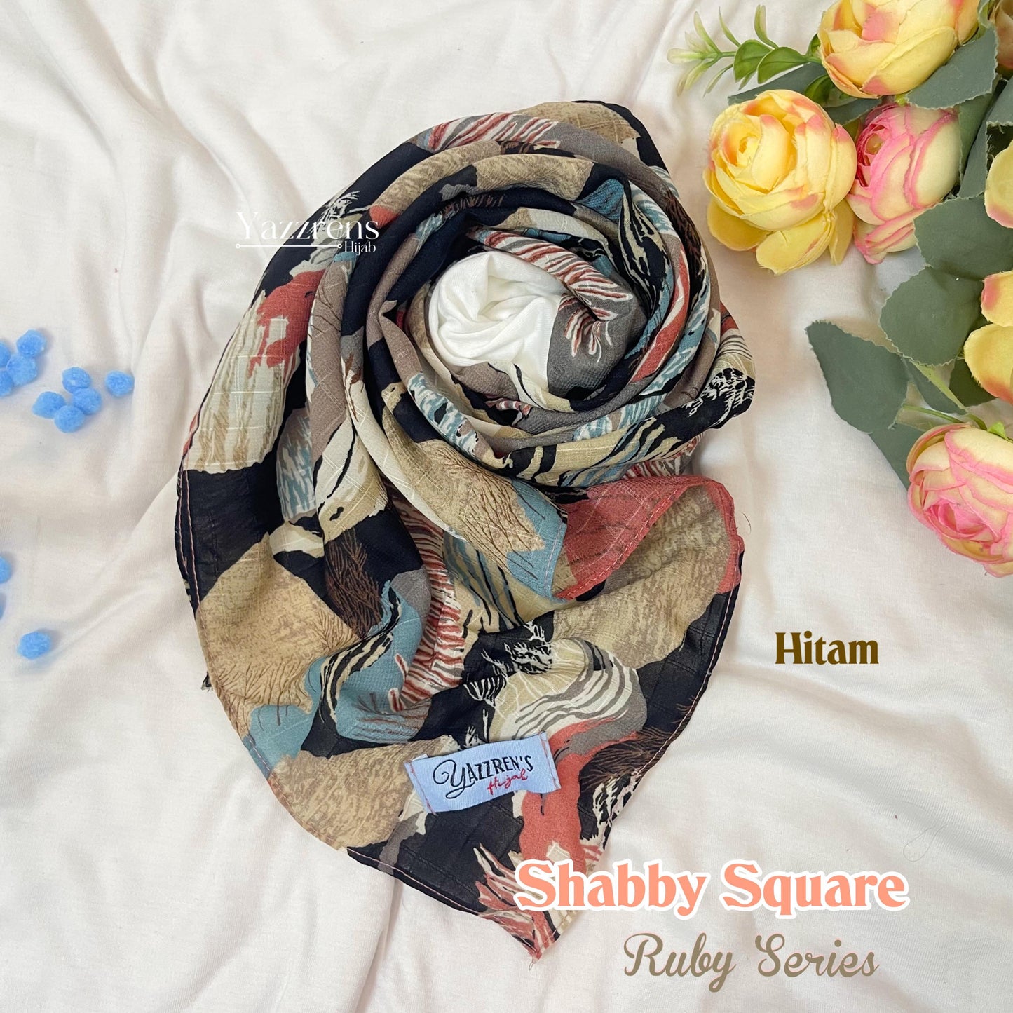 INSTOCK Yazzren - Printed Square with Inner