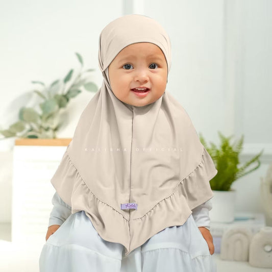 PREORDER Khalisha - Qinara Jersey Instan Hijab (onesize fit 3-7y)