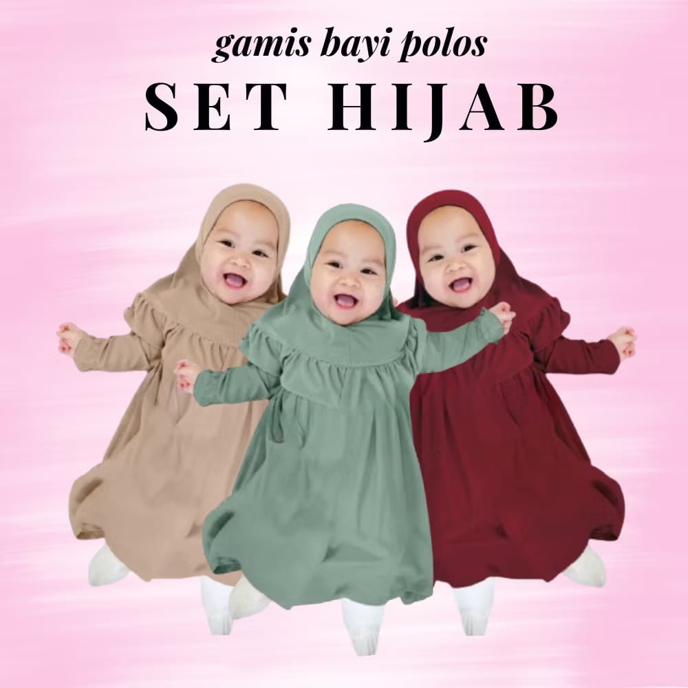 PREORDER Kalissa - Plain Jubah Set