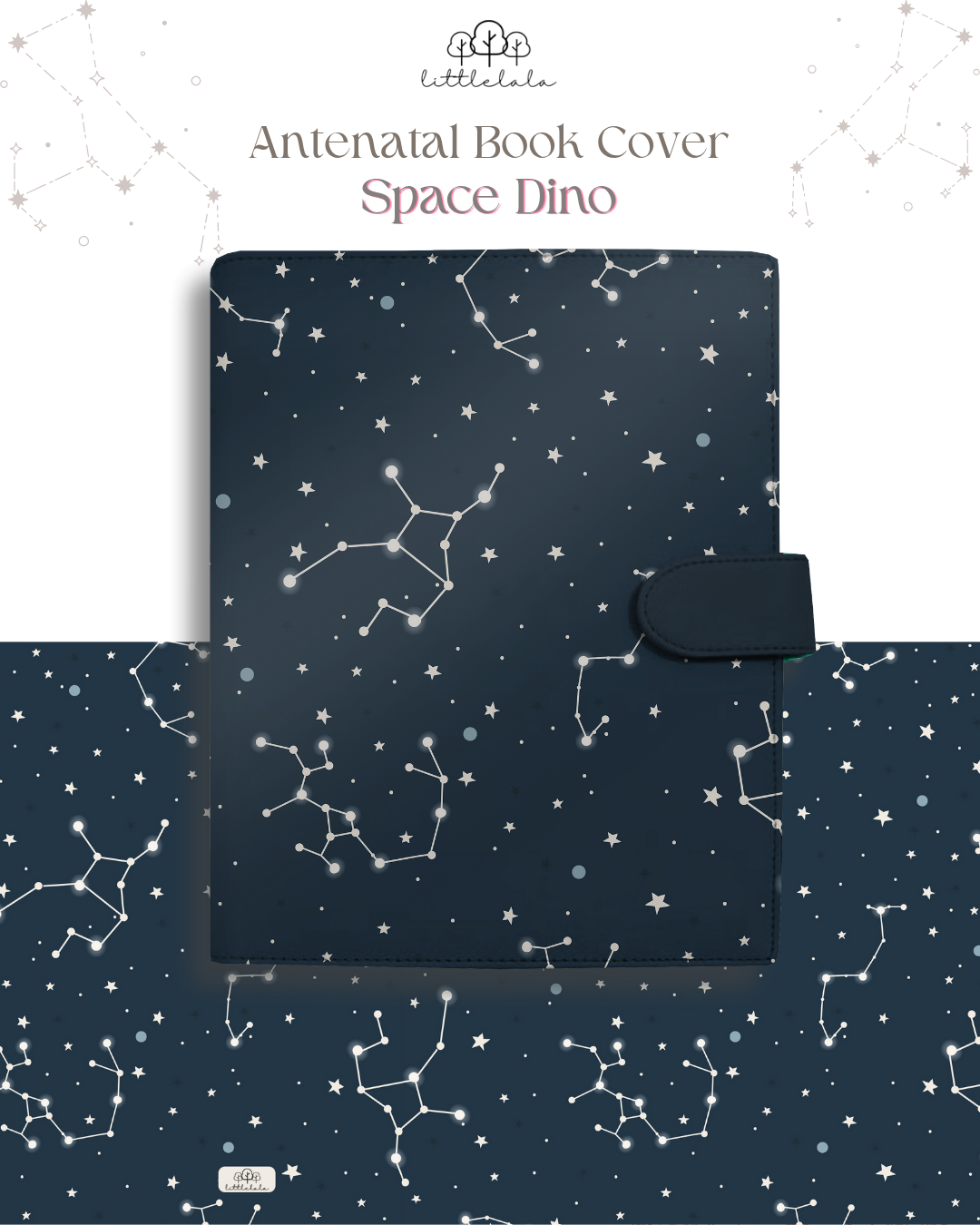 PREORDER Antenatal Book Cover - Space Dino Series