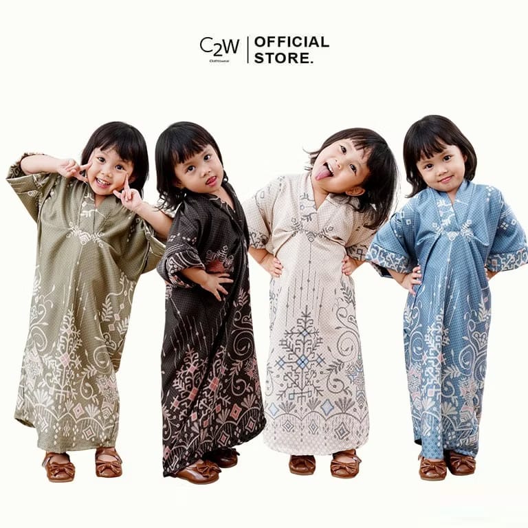 PREORDER C2W - Batik Abaya Kids