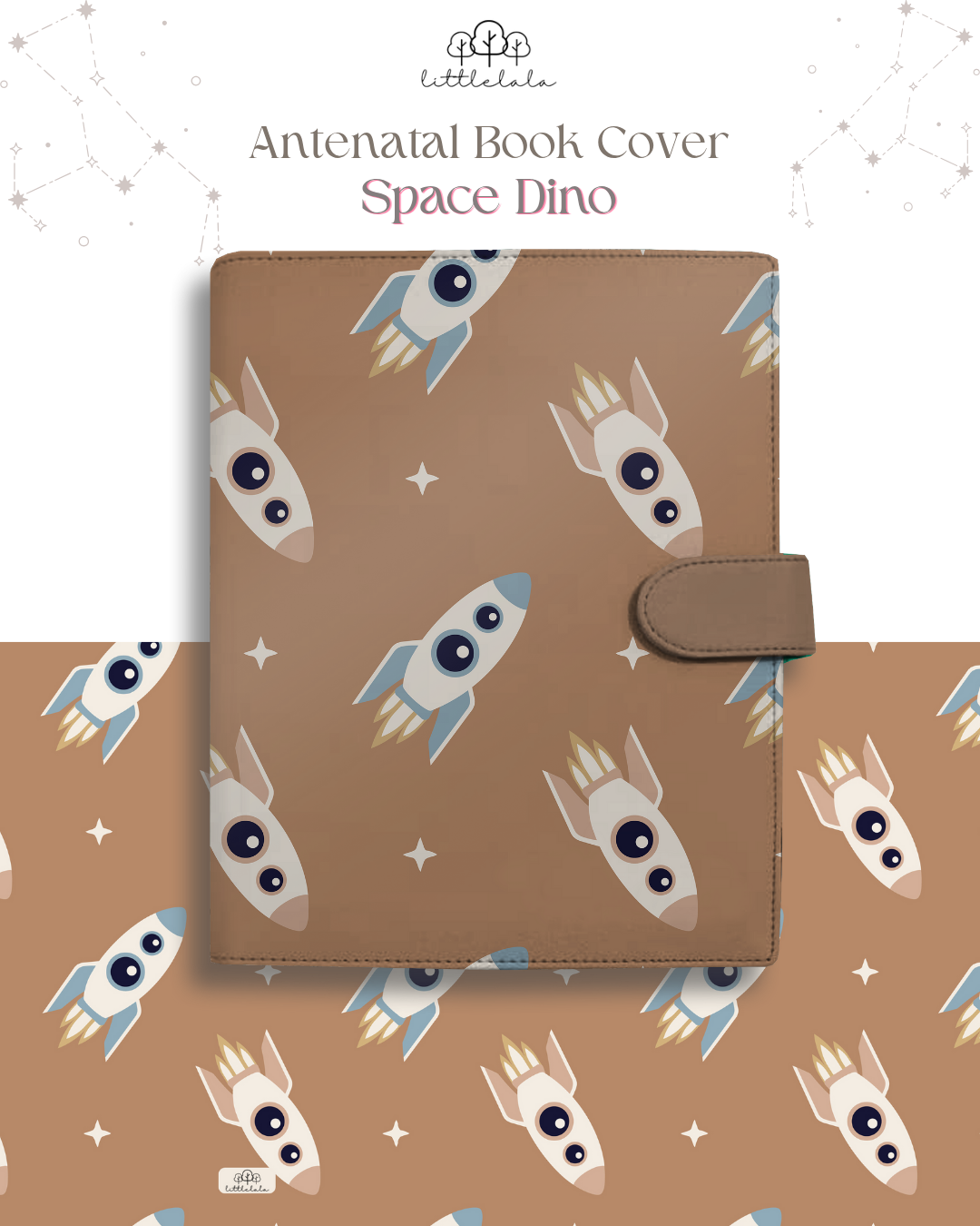 PREORDER Antenatal Book Cover - Space Dino Series