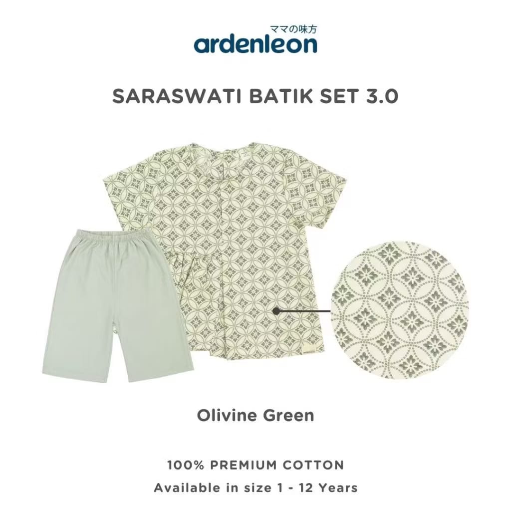 PREORDER Ardenleon - Girl Saraswati Batik Set 2.0