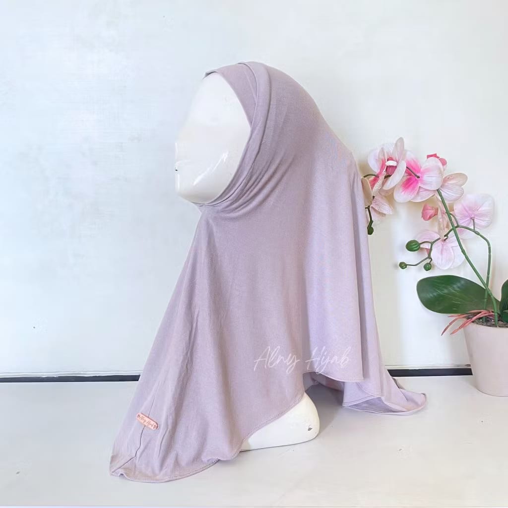 PREORDER Alny - Amora Instan Hijab Grey