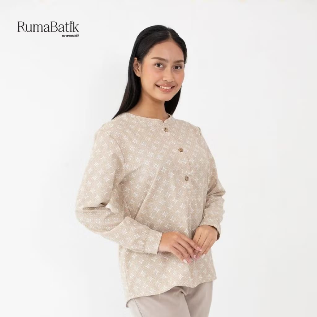 PREORDER Ardenleon - Women Batik Blouse Long Sleeves