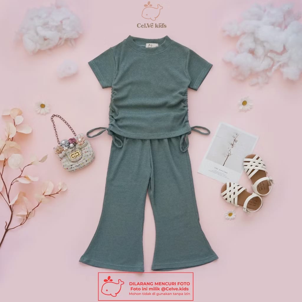PREORDER Celvekids - Deana Set Green