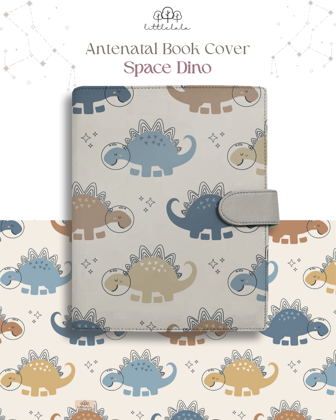 PREORDER Antenatal Book Cover - Space Dino Series