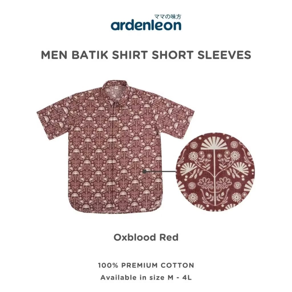 PREORDER Ardenleon - Men Batik Top Short Sleeves