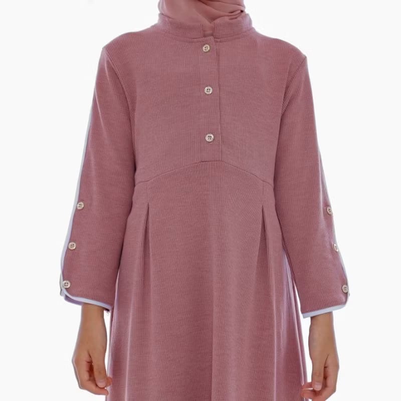 PREORDER Mareema - Cotton Knitted Dress Long Sleeves