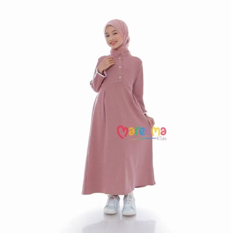 PREORDER Mareema - Cotton Knitted Dress Long Sleeves